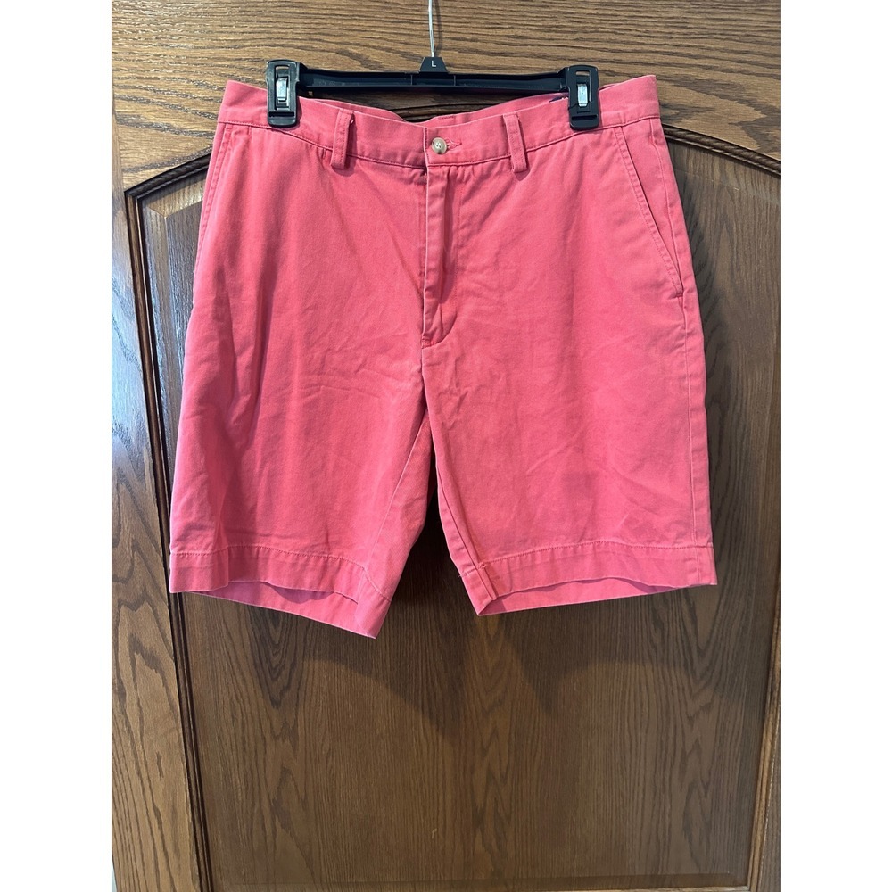 Salmon Colored POLO Ralph Lauren Chino‎ Shorts Classic Fit Casual 9" sz 32